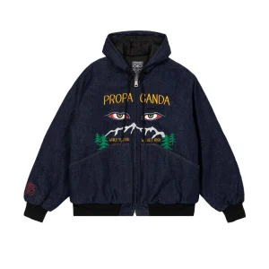 PROPAGANDA capispalla e giacche uomo propaganda prou707 raw denim da uomo