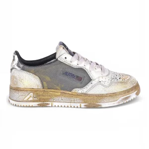 AUTRY Autry - Sneakers - 470539 - Oro/Avorio da donna